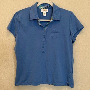 Talbots Blue Polo Top